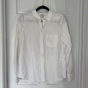 NWT! J. Crew White Oxford Shirt